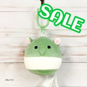 ‼️CLEARANCE SALE‼️ Squishmallow Gerald the Green Tapir Clip On Keychain BNWT